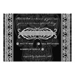 Fancy Lace Sugar Skull Day of the Dead RSVP Announcements