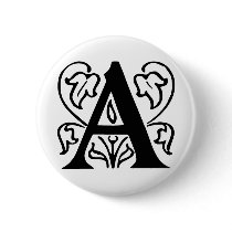 Fancy Letter A buttons by opheliasart Fancy Letter A buttons