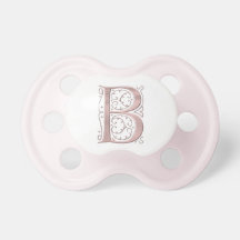 Fancy Letter B 1 Baby Pacifier