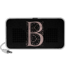 Fancy Letter B 1 Mini Speakers