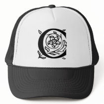 Fancy Letter C hats by opheliasart Fancy Letter C hats