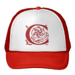 Fancy Letter C Mesh Hat