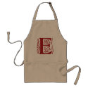 Fancy Letter E aprons by opheliasart Fancy Letter E aprons