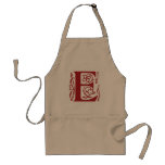 Fancy Letter E Apron