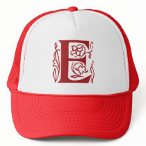 Fancy Letter E Hats