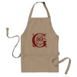 Fancy Letter G Aprons