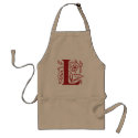 Fancy Letter L aprons by opheliasart Fancy Letter L aprons