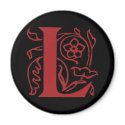 Fancy Letter L magnets by opheliasart Fancy Letter L magnets