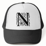 Fancy Letter N hats