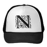Fancy Letter N Hat