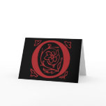Fancy Letter O cards
