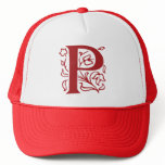 Fancy Letter P hats