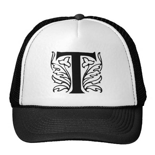 Fancy Letter T Hat