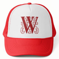 Fancy Letter W Hats