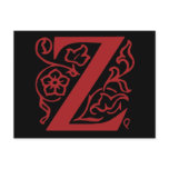 Fancy Letter Z Post Card