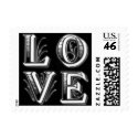 Fancy Letters Love Postage Stamps by oph3lia Fancy Letters Love Postage Stamps