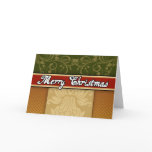 Fancy Merry Christmas Greeting Card