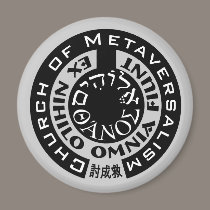 Fancy Metaversalism Logo Magnet