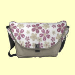 Fancy Mod Flowers Messenger Bag messenger bags