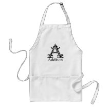 Fancy Monogram: Addison Aprons