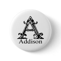 Fancy Monogram: Addison Pin