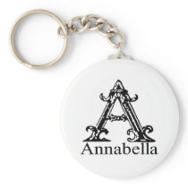Fancy Monogram: Annabella Key Chains