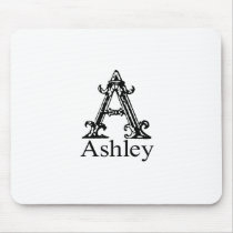 Fancy Monogram: Ashley Mouse Pad