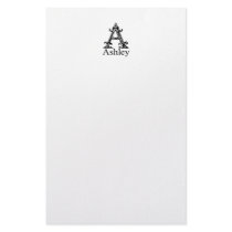 Fancy monogram: Ashley stationery by Namers Fancy monogram: Ashley stationery