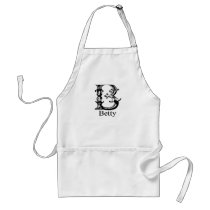 Fancy Monogram: Betty Apron