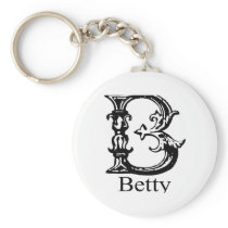 Fancy Monogram: Betty Key Chains