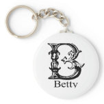 Fancy Monogram: Betty Key Chains