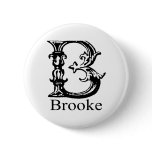 Fancy Monogram: Brooke buttons