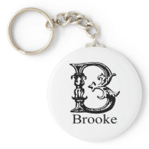 Fancy Monogram: Brooke Key Chain