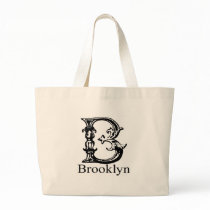 Fancy Monogram: Brooklyn Tote Bags