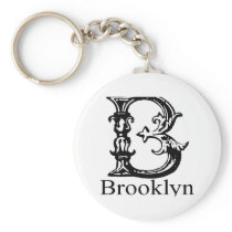 Fancy Monogram: Brooklyn Keychain