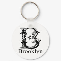 Fancy Monogram: Brooklyn keychains