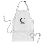 Fancy Monogram: Chelsea aprons