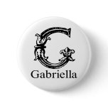 Fancy Monogram: Gabriella buttons