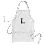 Fancy Monogram: Laura Aprons