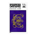 Fancy Monogram Letter C - Customized Postage