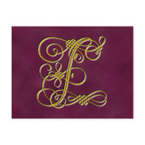 Fancy Monogram Letter F postcards by beverlytazangel Fancy Monogram Letter F postcards