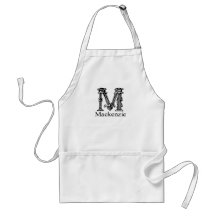 Fancy Monogram: Mackenzie Apron
