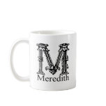 Fancy Monogram: Meredith mugs