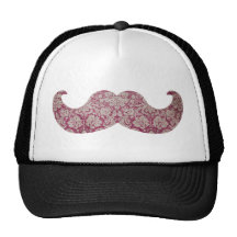 Fancy mustache trucker hats