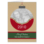 Fancy Ornament Photo Christmas Card