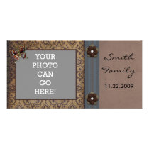 Fancy Ornate Design Flowers Butterfly Lace Photo photo cards by BedazzledByZazzle Fancy Ornate Design Flowers Butterfly Lace Photo photo cards
