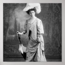 Fancy Outfit: early 1900s Poster