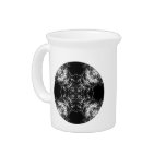 Fancy pattern in Black and White. Pitchers