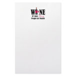 Fancy People Get Wasted Stationery Paper