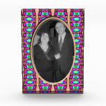fancy pink turquoise photo frame awards